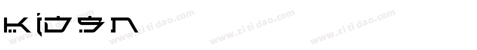 KIDSN字体转换