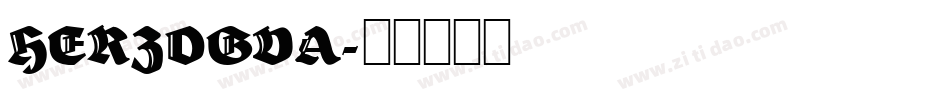 HERZOGVA字体转换