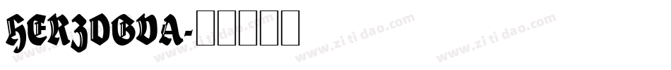 HERZOGVA字体转换