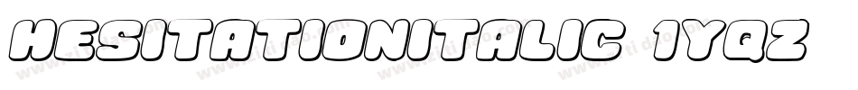 HesitationItalic-1yqZ字体转换