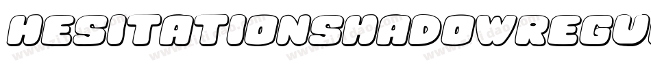 HesitationShadowRegular-8Bqz字体转换