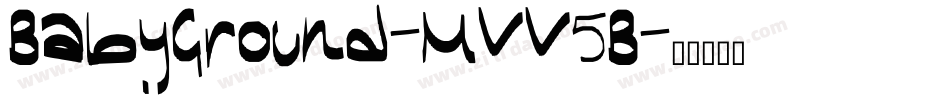 BabyGround-MVV5B字体转换