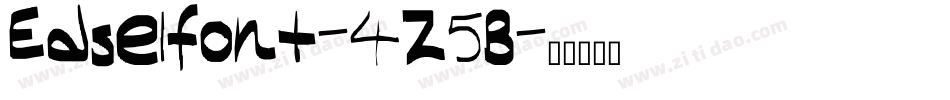 Edselfont-4Z5B字体转换