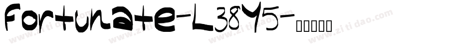 Fortunate-L38Y5字体转换