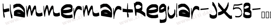 HammermartRegular-JX5B字体转换