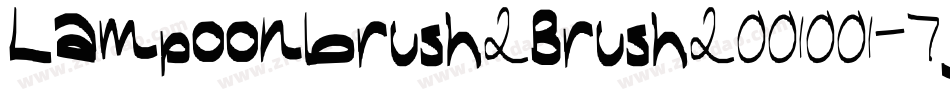 Lampoonbrush2Brush2001001-7j5B字体转换