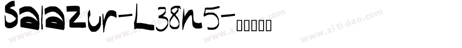 Salazur-L38n5字体转换