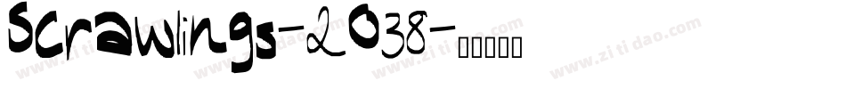 Scrawlings-2O38字体转换