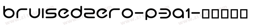BruisedZero-p3A1字体转换
