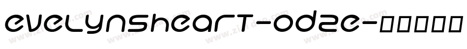 EvelynsHeart-OdZe字体转换