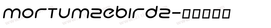 MortumZeBirdz字体转换