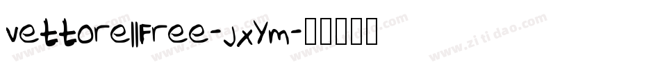 VettorellFree-JxYm字体转换