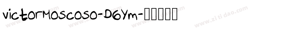 VictorMoscoso-D6Ym字体转换
