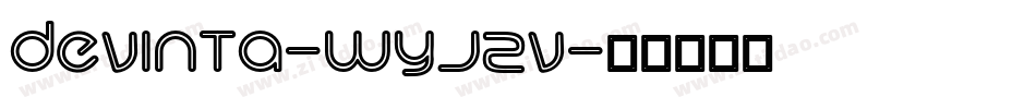 Devinta-WyJzV字体转换