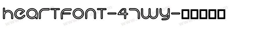 HeartFont-47wY字体转换
