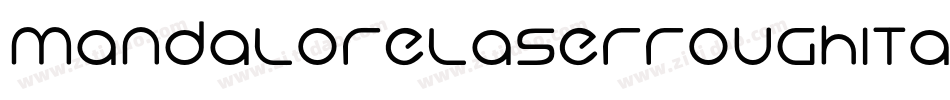 mandalorelaserroughital字体转换