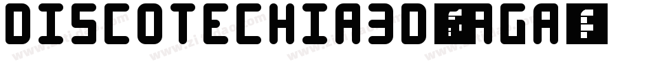 Discotechia3D-5Aga字体转换