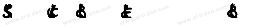 StrayCatBlackExtended-45vB字体转换