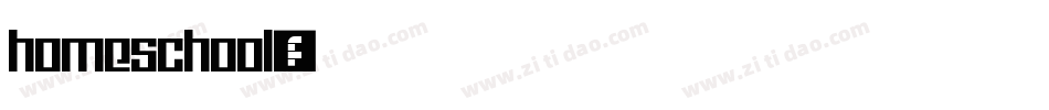 HomeSchool-97wB字体转换