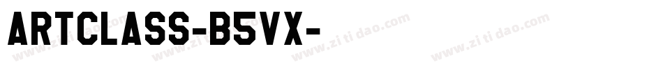 ArtClass-B5Vx字体转换