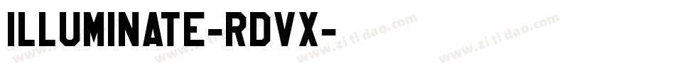 Illuminate-rdVx字体转换