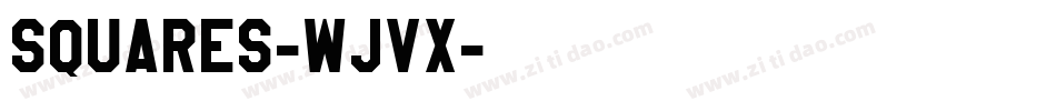 Squares-wJVx字体转换