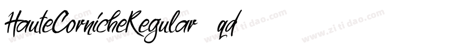 HauteCornicheRegular-09qd字体转换 HauteCornicheRegular-09qd字体转换