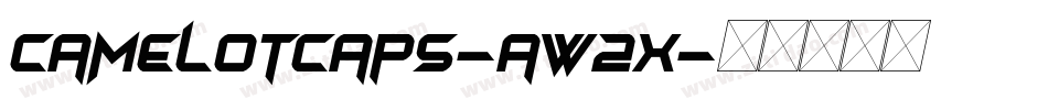 Camelotcaps-aW2x字体转换