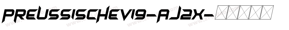 PreussischeVi9-AJ2x字体转换