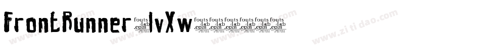 FrontRunner-lvXw字体转换 FrontRunner-lvXw字体转换