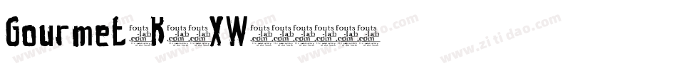 Gourmet-K77XW字体转换