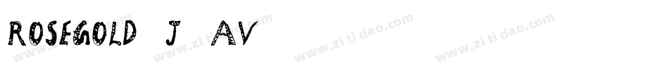 Rosegold-j6Av字体转换