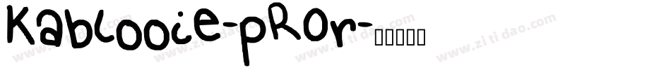 Kablooie-pR0r字体转换
