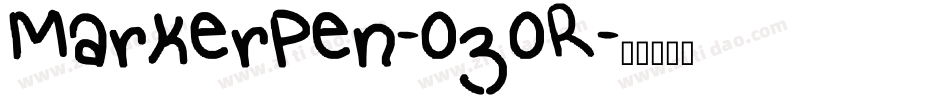 MarkerPen-0z0R字体转换
