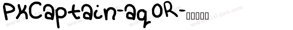 PkCaptain-aq0R字体转换
