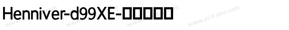 Henniver-d99XE字体转换