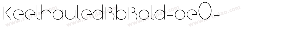 KeelhauledBbBold-oe0字体转换