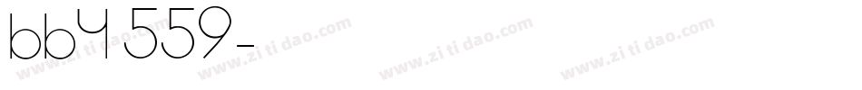 bb4559字体转换