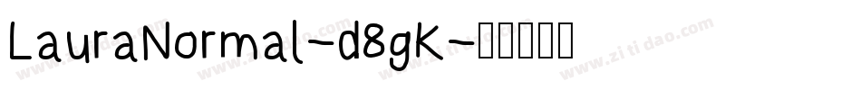 LauraNormal-d8gK字体转换