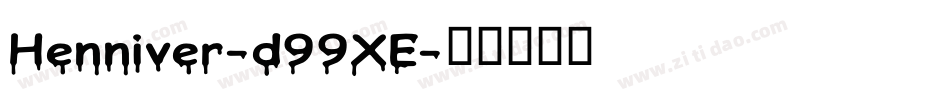 Henniver-d99XE字体转换