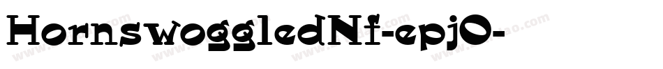 HornswoggledNf-epjO字体转换