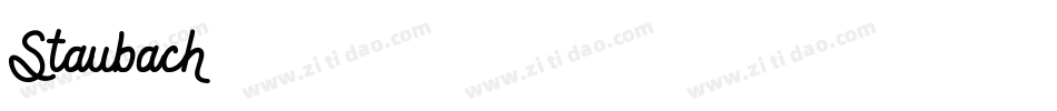Staubach字体转换