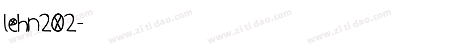 LEHN202字体转换