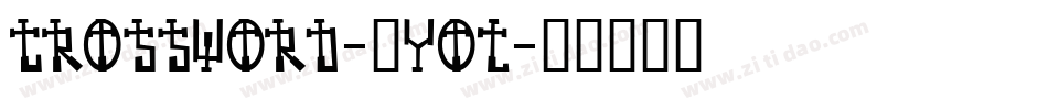 Crossword-9YOL字体转换