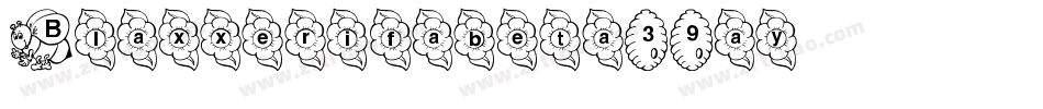 Blaxxerifabeta-39ay字体转换