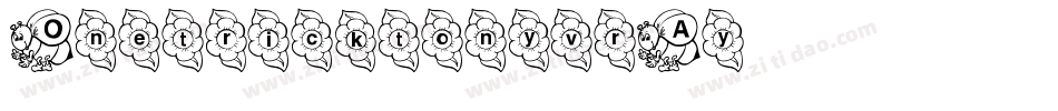 Onetricktony-vrAy字体转换