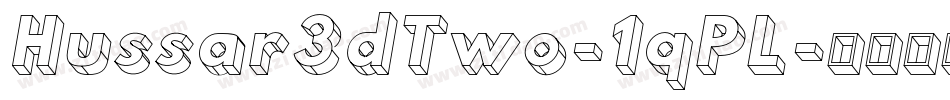 Hussar3dTwo-1qPL字体转换