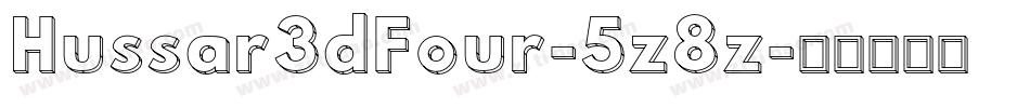 Hussar3dFour-5z8z字体转换