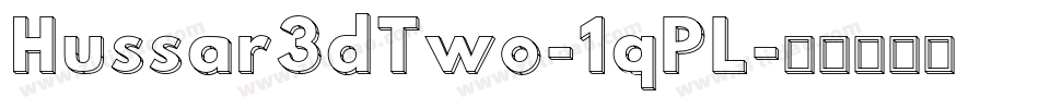 Hussar3dTwo-1qPL字体转换