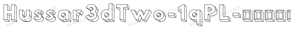 Hussar3dTwo-1qPL字体转换